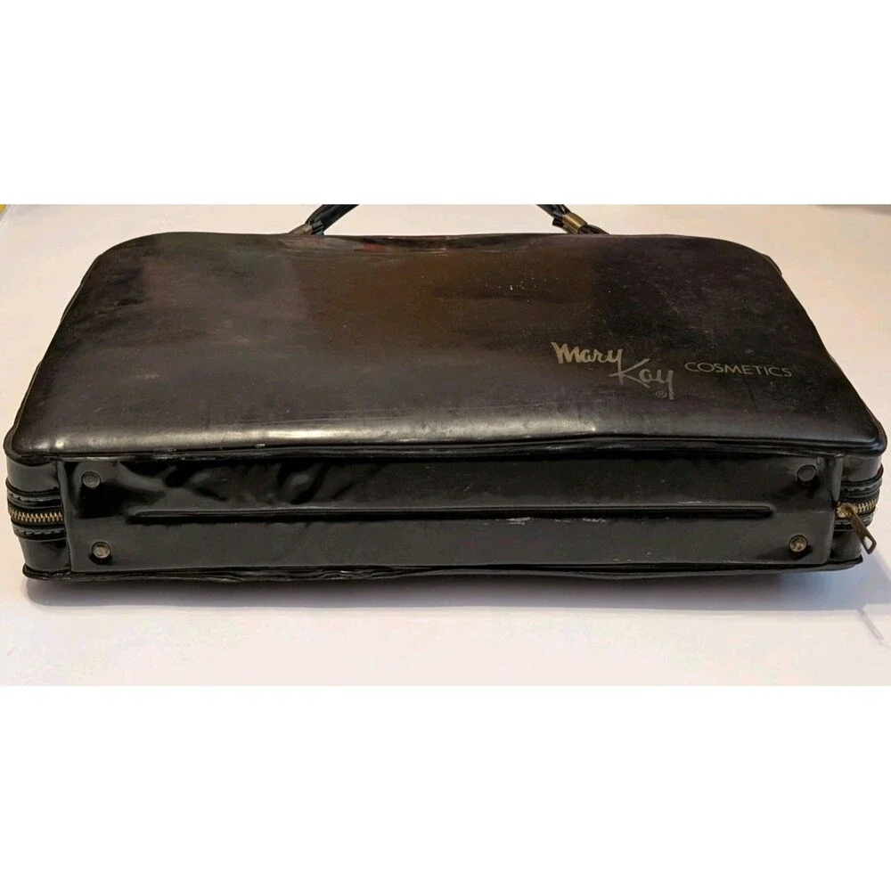 RARE HTF Vintage Mary Kay Cosmetics Consultant Case 60s 70s Black Briefcase Bag